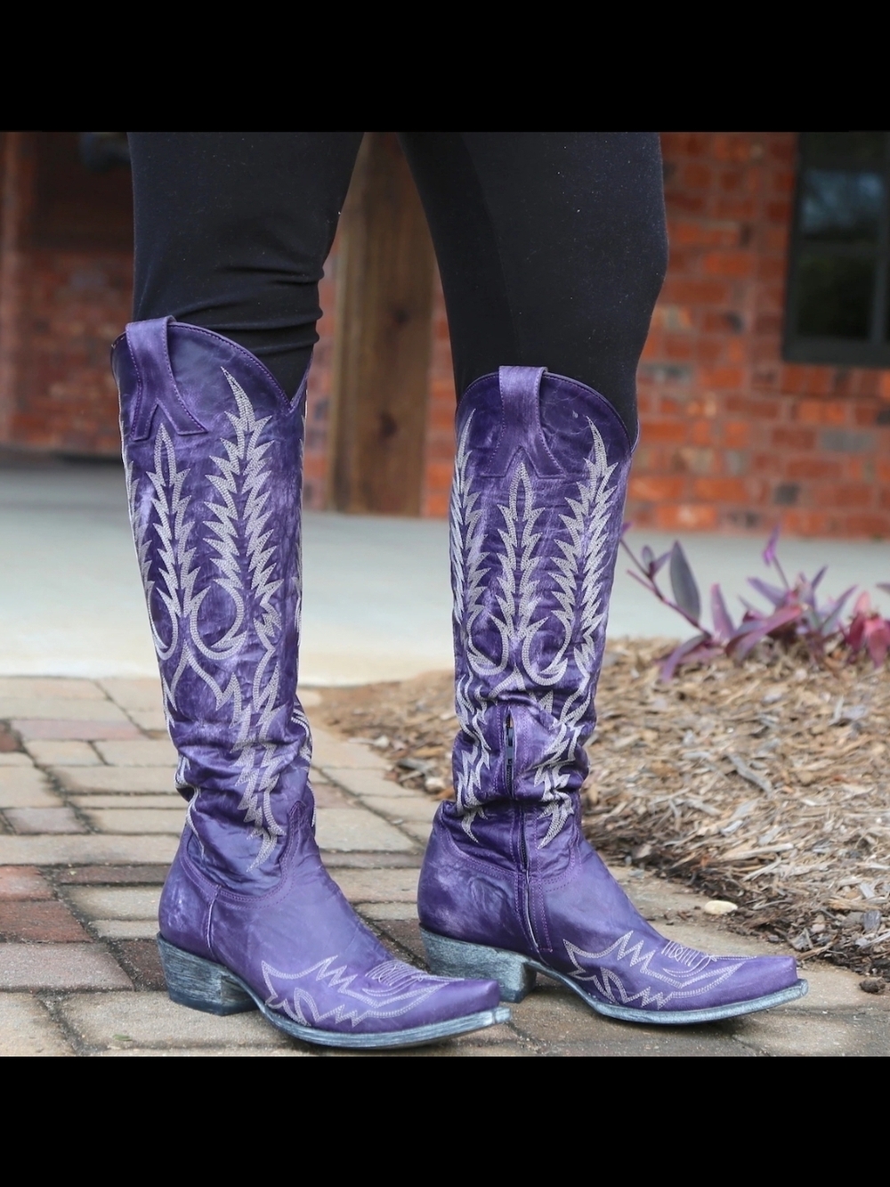 Old Gringo 5B Mayra Bis Purple Cowboy Boots - Picture 2 of 9